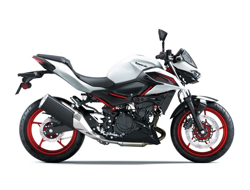 Kawasaki Z500 SE Pearl Blizzard White / Ebony