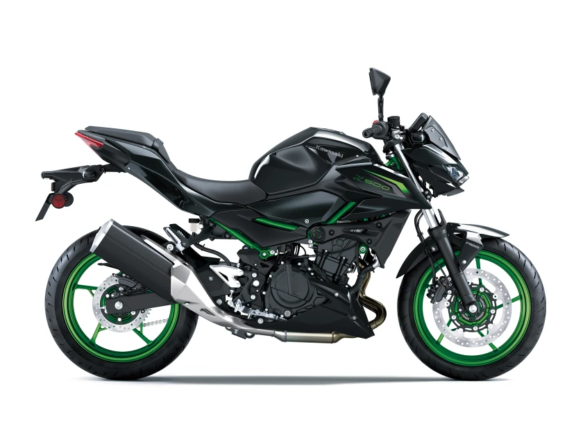 Kawasaki Z500 SE Ebony / Metallic Carbon Gray