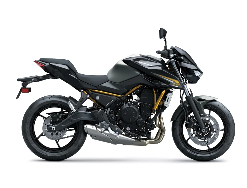 Kawasaki Z650S Metallic Matte Graphenesteel Gray / Metallic Flat Spark Black