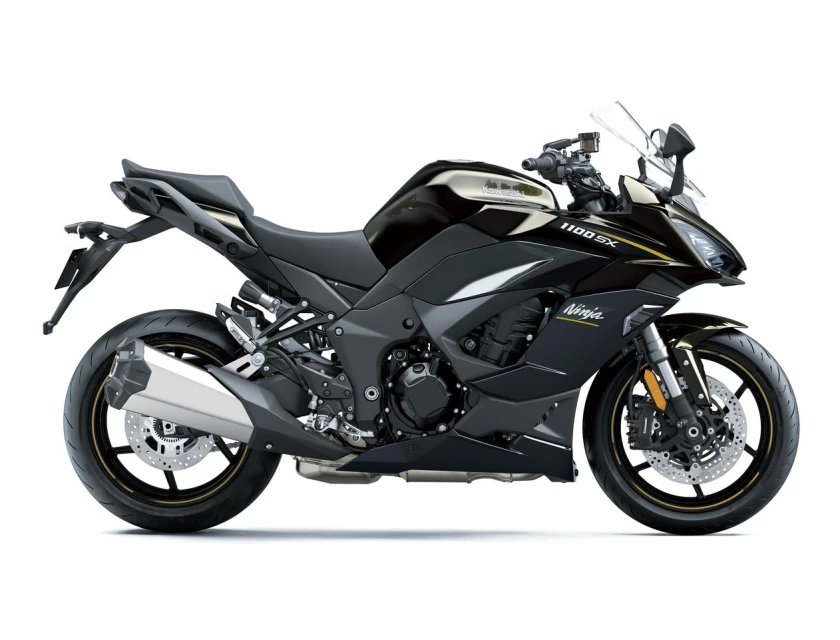 Kawasaki Ninja 1100 SX Metallic Brilliant Golden Black / Metallic Carbon Gray