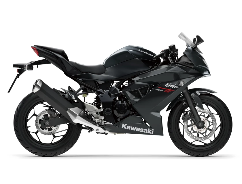 Kawasaki Ninja 125 Metallic Spark Black / Metallic Graphite Gray